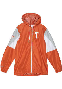 Mitchell and Ness Texas Longhorns Mens Burnt Orange Throw It Back Light Weight Jacket