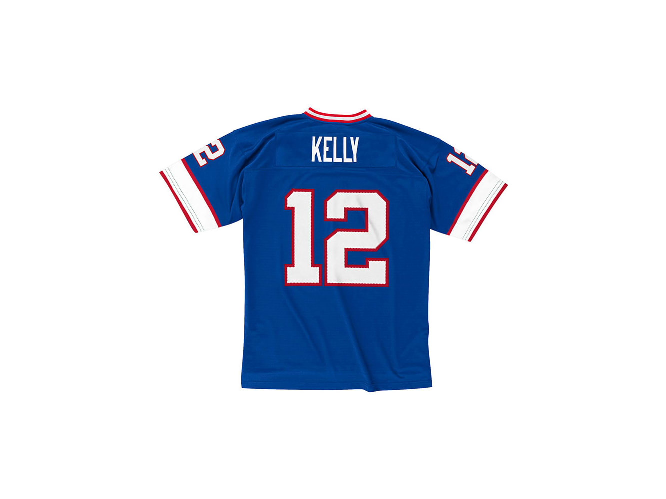 Jersey Ninja - Buffalo Bills Blue Jim Kelly Crossover Hockey Jersey