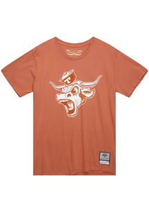 Mitchell and Ness Texas Longhorns Burnt Orange Growling Bevo Short Sleeve T Shirt
