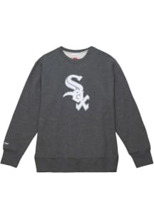 Mitchell and Ness Chicago White Sox Mens Black Playoff Win 2.0 Long Sleeve Fashion Sweatshirt