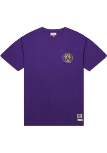 Mitchell and Ness LSU Tigers Purple Premium Pocket Short Sleeve Fashion T Shirt