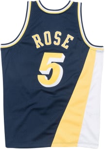 Jalen Rose Indiana Pacers Mitchell and Ness 96-97 Road Swingman Jersey