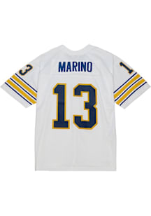 Dan Marino  Mitchell and Ness Pitt Panthers White Dan Marino 13 Football Football Jersey