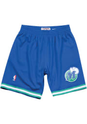 Mitchell and Ness Dallas Mavericks Mens Blue SWINGMAN Shorts