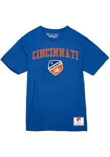Mitchell and Ness FC Cincinnati Blue City Pride Short Sleeve T Shirt