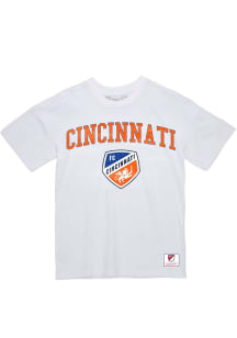 Mitchell and Ness FC Cincinnati White City Pride Short Sleeve T Shirt