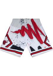 Mitchell and Ness Chicago Bulls Mens Red HYPER HOOPS Shorts