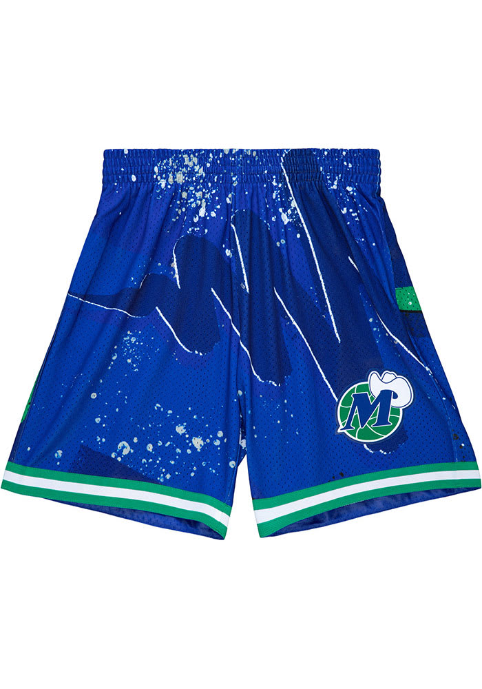 Mitchell and Ness Dallas Mavericks Mens Blue HYPER HOOPS Shorts