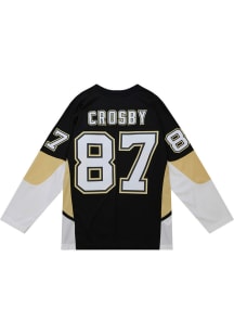Mitchell and Ness Sidney Crosby Pittsburgh Penguins Mens Black 2008 Hockey Jersey
