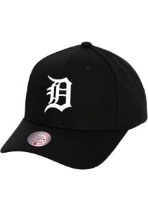 Mitchell and Ness Detroit Tigers Panda Pro Crown Adjustable Hat - Black
