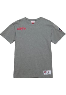 Mitchell and Ness St Louis City SC Grey City Collection Short Sleeve Fashion T Shirt