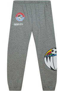 Mitchell and Ness Sporting Kansas City Mens Grey City Collection Sweatpants