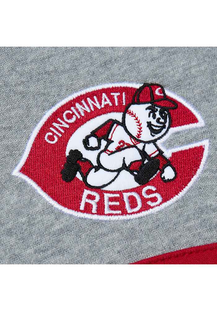 Mitchell and Ness Cincinnati Reds Mens Black Head Coach Fashion Hood