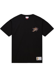 Mitchell and Ness Philadelphia 76ers Black Premium Short Sleeve Fashion T Shirt