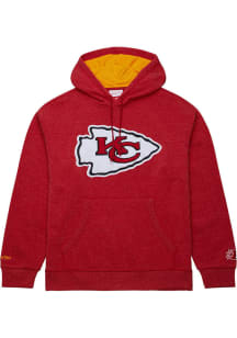 Mitchell and Ness Kansas City Chiefs Mens Red Snow Washed Fashion Hood