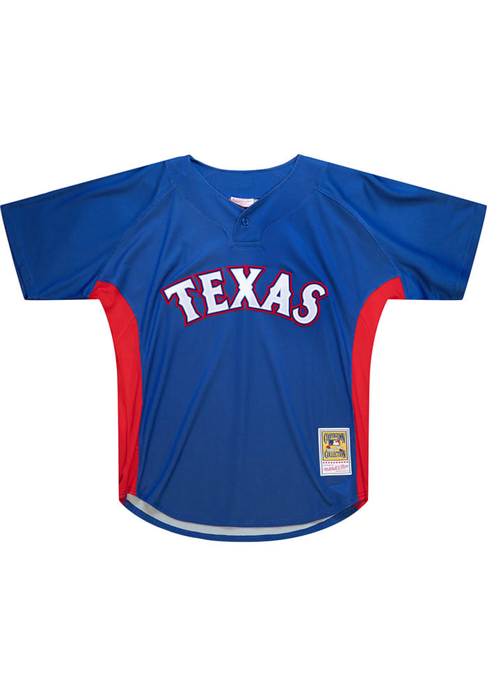 Men's Texas Rangers Mitchell & Ness Light Blue Cooperstown