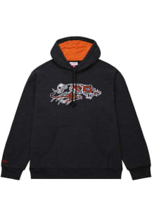 Mitchell and Ness Cincinnati Bengals Mens Black Snow Washed Fashion Hood