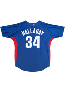 Roy Halladay Philadelphia Phillies Mitchell and Ness 2010.0 Cooperstown Jersey - Blue