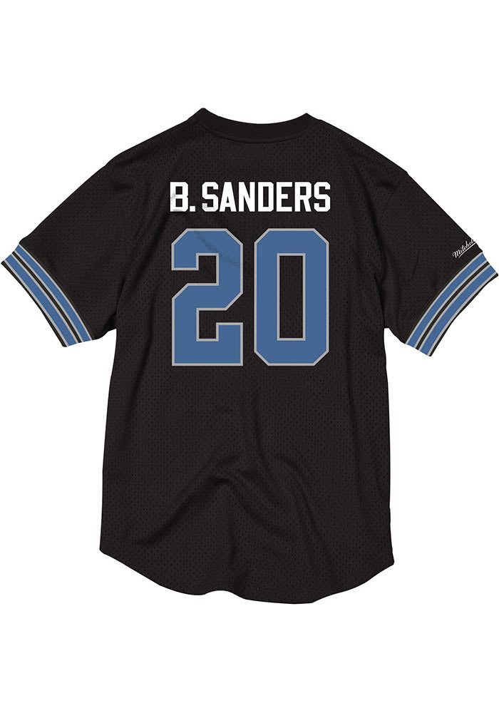 Barry sanders hot sale jersey black