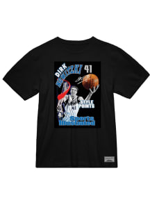 Dirk Nowitzki Dallas Mavericks Black Sports Illustrated Short Sleeve Fashion Player T Shirt