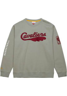 Mitchell and Ness Cleveland Cavaliers Mens Maroon There and Back Long Sleeve Crew Sweatshirt