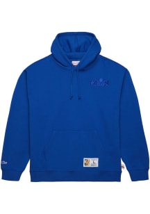 Mitchell and Ness Cleveland Cavaliers Mens Blue Tonal Logo Long Sleeve Hoodie