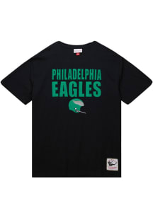 Mitchell and Ness Philadelphia Eagles Black Legendary Short Sleeve Fashion T Shirt