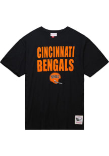 Mitchell and Ness Cincinnati Bengals Black Legendary Short Sleeve Fashion T Shirt