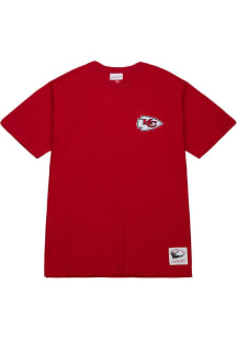 Mitchell and Ness Kansas City Chiefs Red Premium Short Sleeve Fashion T Shirt