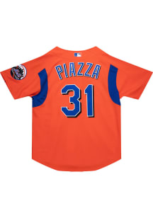 Mike Piazza New York Mets Mitchell and Ness 2004.0 Cooperstown Jersey - Orange