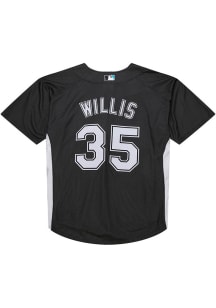 Dontrelle Willis Miami Marlins Mitchell and Ness Button Coop Cooperstown Jersey - Black