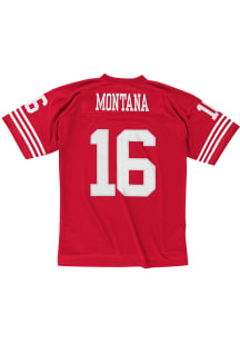 San Francisco 49ers Joe Montana Mitchell and Ness Throwback Throwback Jersey