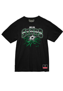 Mitchell and Ness Dallas Stars Black Earthquake Short Sleeve T Shirt