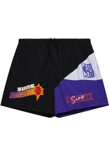 Mitchell and Ness Phoenix Suns Mens Black Vintage Logo Shorts