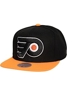 Mitchell and Ness Philadelphia Flyers Orange Team 2T 2.0 Mens Snapback Hat