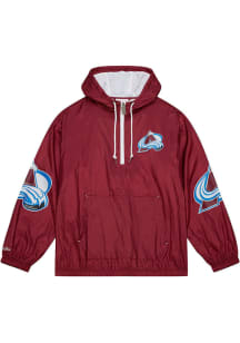 Mitchell and Ness Colorado Avalanche Mens Red Team OG Pullover Jackets