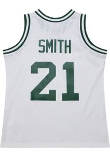 Steve Smith  Mitchell and Ness Michigan State Spartans White 125th Anniversary of Basketball Champ E