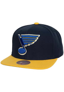 Mitchell and Ness St Louis Blues Blue Team 2T 2.0 Mens Snapback Hat