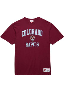 Mitchell and Ness Colorado Rapids Maroon Legendary Slub Short Sleeve Fashion T Shirt