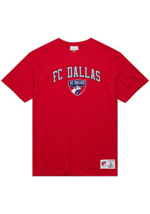 Mitchell and Ness FC Dallas Red Legendary Slub Short Sleeve Fashion T Shirt