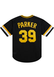 Dave Parker Pittsburgh Pirates Mitchell and Ness Coop Cooperstown Jersey - Black