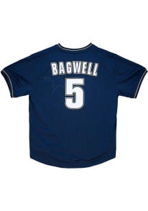 Jeff Bagwell Houston Astros Mitchell and Ness Coop Cooperstown Jersey - Navy Blue