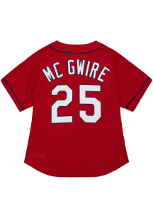 Mark McGwire St Louis Cardinals Mitchell and Ness Coop Cooperstown Jersey - Red