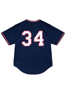 Kirby Puckett Minnesota Twins Mitchell and Ness Coop Cooperstown Jersey - Navy Blue