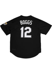 Wade Boggs Tampa Bay Rays Mitchell and Ness Coop Cooperstown Jersey - Black