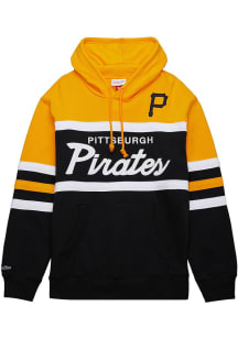 Mitchell and Ness Pittsburgh Pirates Mens Black Head Coach Fashion Hood