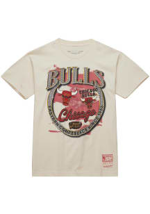 Mitchell and Ness Chicago Bulls Natural Crown Jewels Short Sleeve Fashion T Shirt