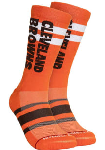 Cleveland Browns Mitchell and Ness Lateral Mens Crew Socks