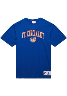 Mitchell and Ness FC Cincinnati Blue Legendary Slub Short Sleeve Fashion T Shirt