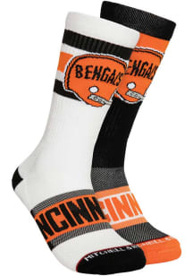 Cincinnati Bengals Mitchell and Ness Hail Mary Mens Crew Socks